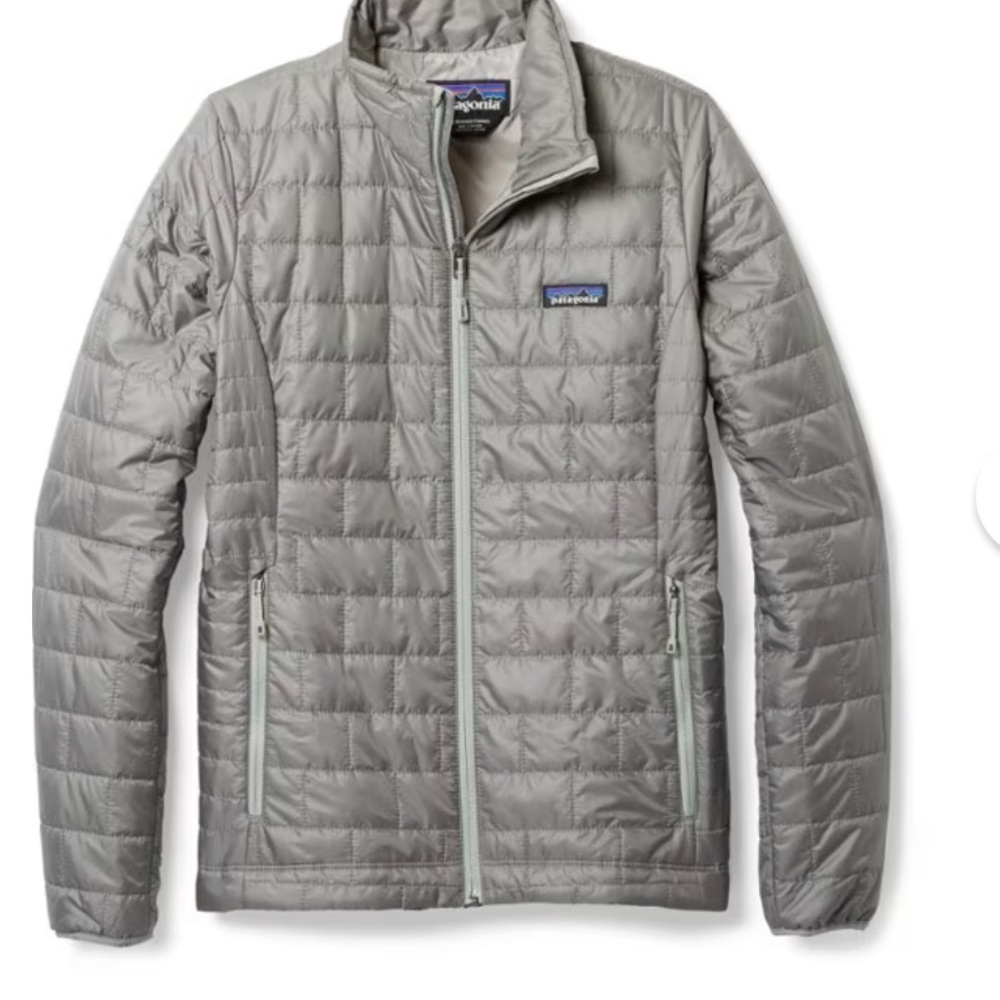 New without tags Patagonia nano puff grey jacket